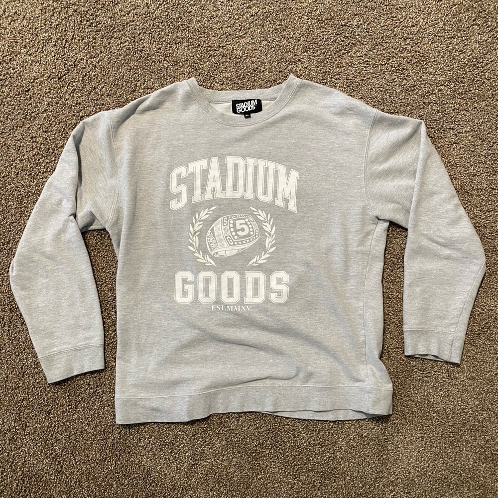 Grey Stadium Good Sweater